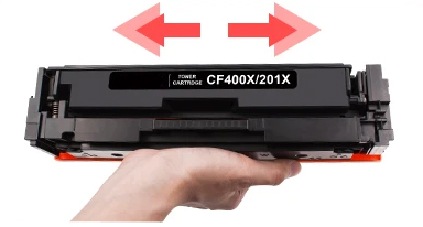 Secouer le toner